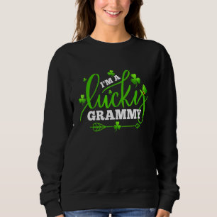 Jag är en Lucky Grammy Shamrock St patricks day Pa T Shirt