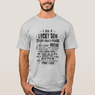 JAG ÄR EN LUCKY SON T- T SHIRT
