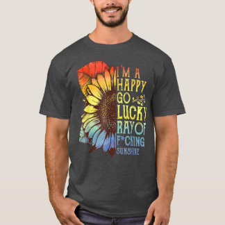 Jag är en Lycklig-lucky Ray av solrosolja LGB T Shirt