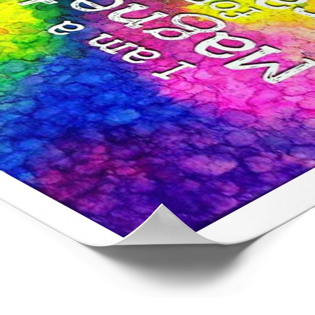 Jag är en magnet för poster av mirakelbekräftelser (Hörn)