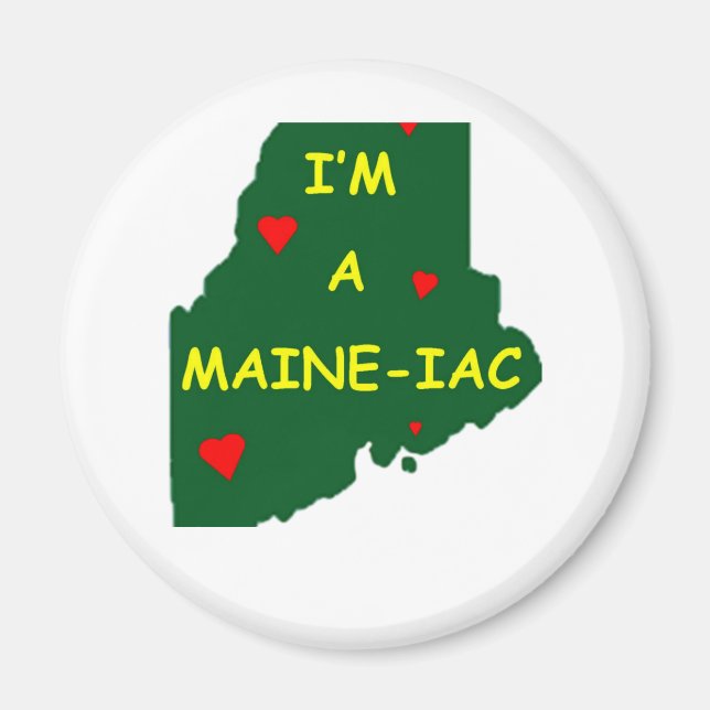 JAG ÄR EN MAINE IAC MAGNET (Framsidan)