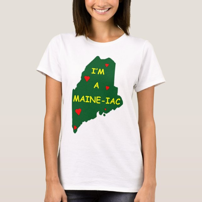 JAG ÄR EN MAINE IAC TEE (Framsida)
