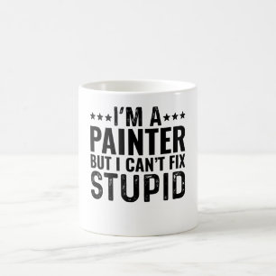 JAG ÄR En Målare Men Jag Kan Inte Fixa Dumheter Kaffemugg