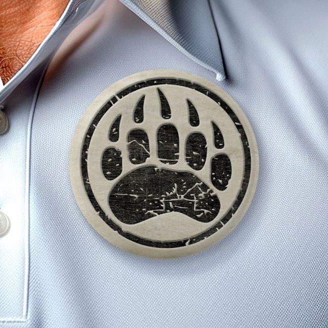 Jag är en MAMMA GRIZLY Knapp (Custom Button)