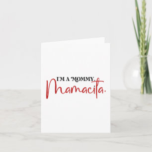 Jag är en mamma Mamacita Roliga Inspirerade ÖQuote Kort