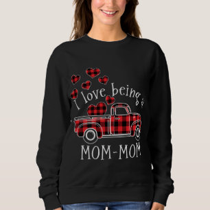 Jag är en MAMMA-MAMMA-röd Lastbil med hjärtklaffar T Shirt