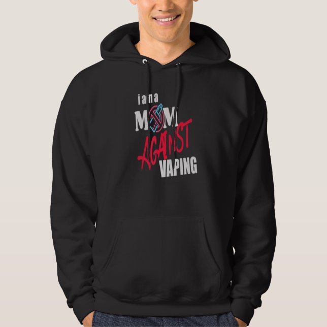 Jag är en Mamma mot den vanvettiga Mamman Hoodie (Framsida)