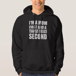 Jag är en Mamma och en grafisk transiteringstext f Hoodie