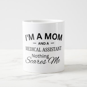 Jag är en mamma och en medicinsk assistent Inget s Jumbo Mugg