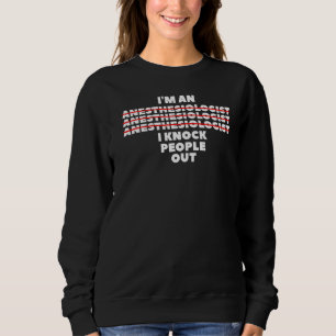 Jag är en man som slår ut folk för en anestesiolog t shirt