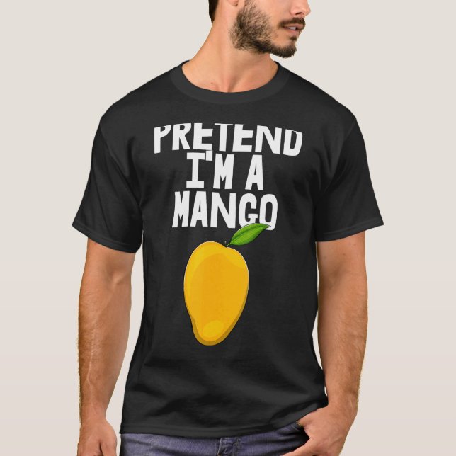 Jag är en Mango Dabbing Funny Mango Fruit Kärlek T Shirt (Framsida)