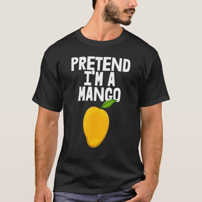 Jag är en Mango Dabbing Funny Mango Fruit Kärlek T Shirt (Framsida)