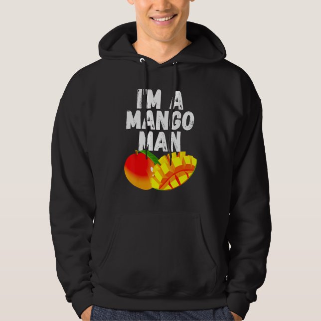 Jag är en Mango Man Juicy Mango Hoodie (Framsida)