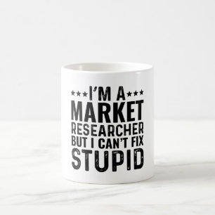 JAG ÄR En Marknadsundersökare Men Jag Kan Inte Fix Kaffemugg