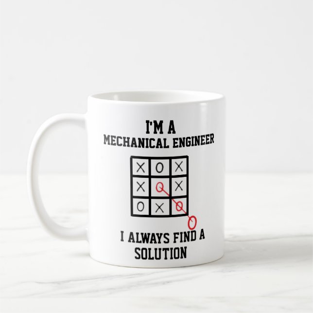 Jag är en maskiningenjör, jag hittar alltid en lös kaffemugg (Vänster)