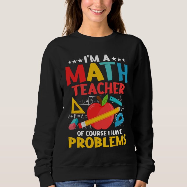 Jag är en matematiklärare, jag har problem med utb t shirt (Framsida)
