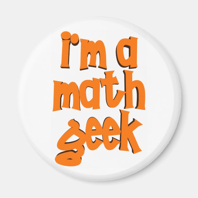 JAG ÄR EN MATH GEEK MAGNET (Framsidan)