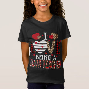 Jag är en matlärare, Red Plade Hearts Valen T Shirt
