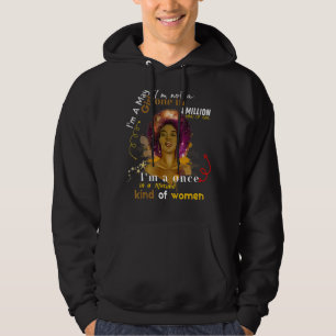 Jag är en May Girl Black Women Taurus Hoodie