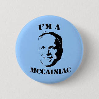 Jag är en McCainiac Button Knapp