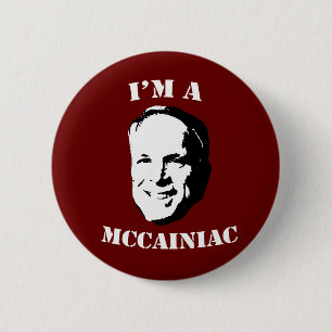 Jag är en McCainiac Button Knapp