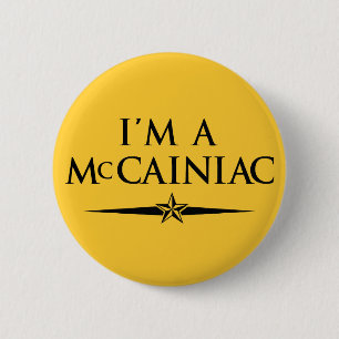 Jag är en McCainiac Button Knapp
