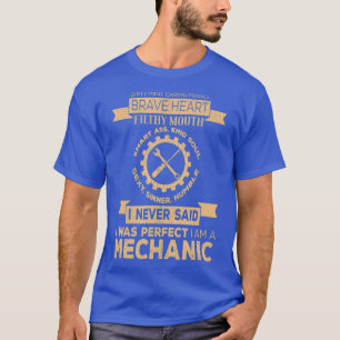Jag är en mekaniker Diesel Kung Engine Man Man man T Shirt