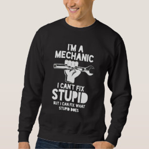 Jag är en mekaniker, jag kan inte fixa dumma dumma lång ärmad tröja