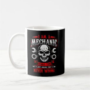 Jag är en mekaniker Rolig smörja apa Kaffemugg