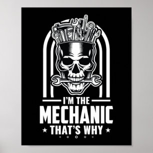 Jag är en mekanisk luftfartygsmekanisk dieselmekan poster