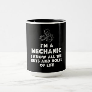 Jag är en mekanisk rolig mugg