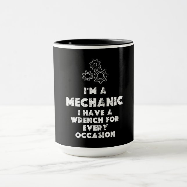 Jag är en mekanisk rolig mugg (Center)