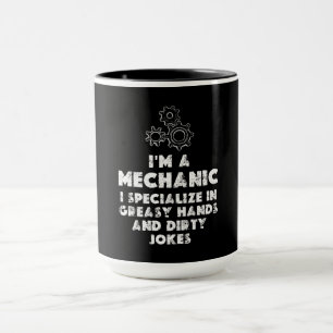 Jag är en mekanisk rolig mugg