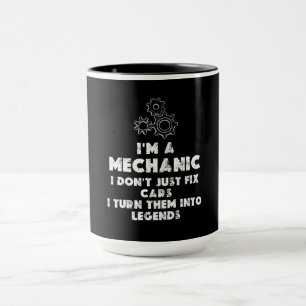Jag är en mekanisk rolig mugg
