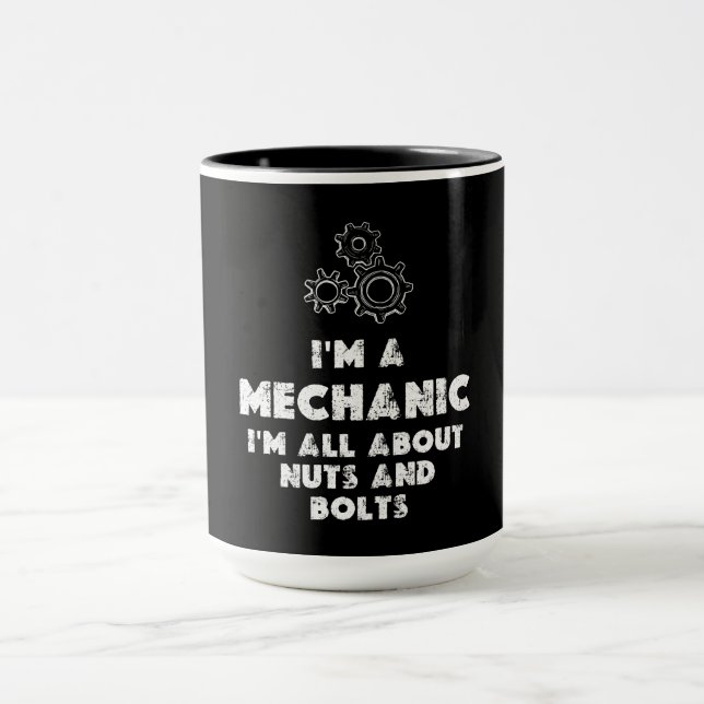 Jag är en mekanisk rolig mugg (Center)
