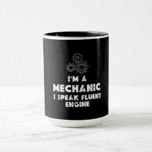 Jag är en mekanisk rolig mugg