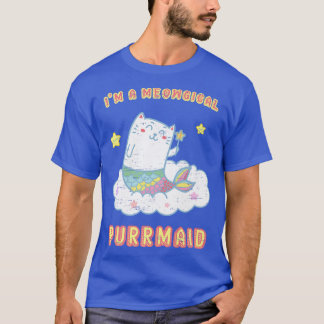 Jag är en Meowgical Purrmaid Sjöjungfru Ocean Sea  T Shirt