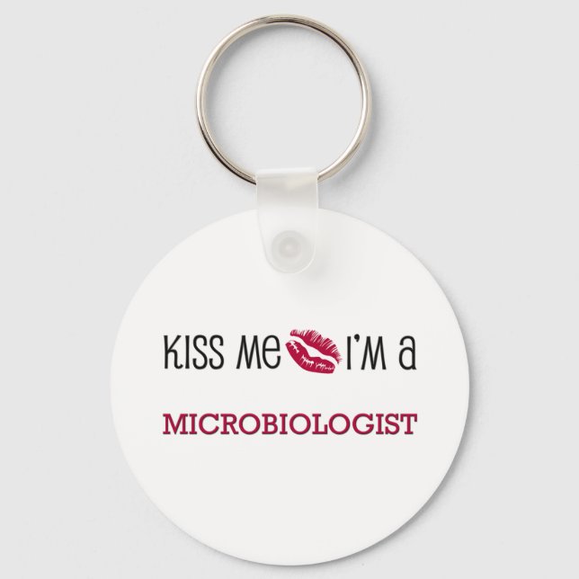 Jag är en MICROBIOLOGIST Nyckelring (Framsida)