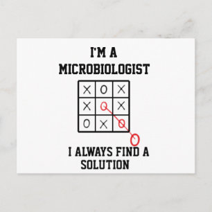 Jag är en mikrobiolog, jag hittar alltid en lösnin vykort