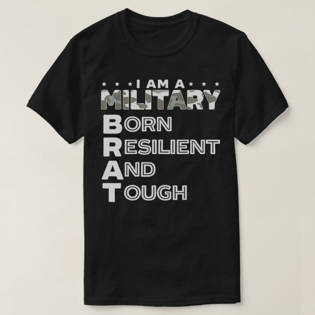 Jag är en militär veteran Soldat Milil Chil T Shirt (Design framsida)