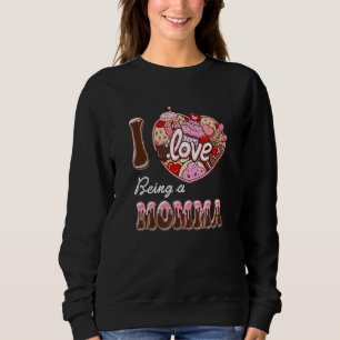 Jag är en Momma hjärtans hjärtans dag W T Shirt
