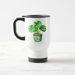 Jag är en Monstera utan min kaffe Funny Plant Pu Resemugg