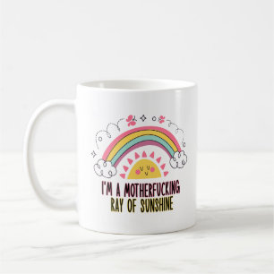 Jag är en motherf*cking Ray of Sunshine Bath Towel Kaffemugg