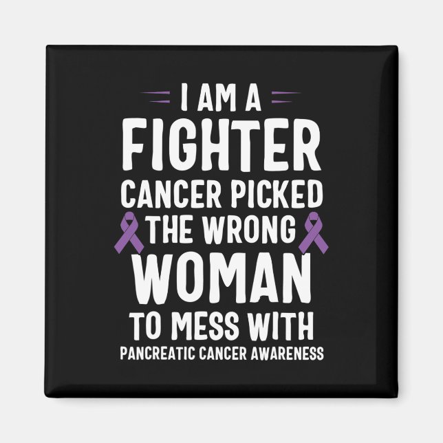 Jag är en motståndare till pankreascancer magnet (Framsidan)