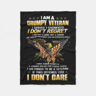 Jag är en MPY Veteran jag tjänade. Jag offrade mig Fleecefilt