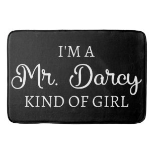 Jag är en Mr Darcy-typ av tjej jag är. Badrumsmatta