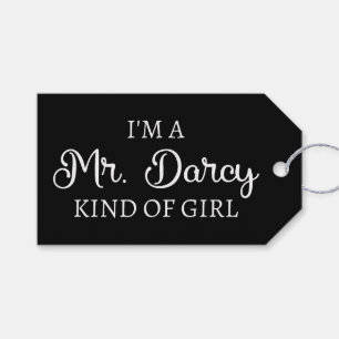 Jag är en Mr Darcy-typ av tjej jag är. Presentetikett