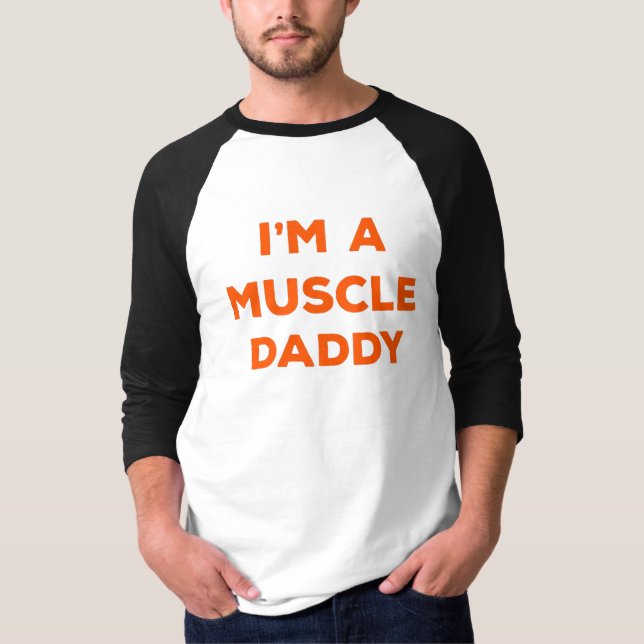 Jag är en Muscle pappa Sleeveless Shirt T (Framsida)