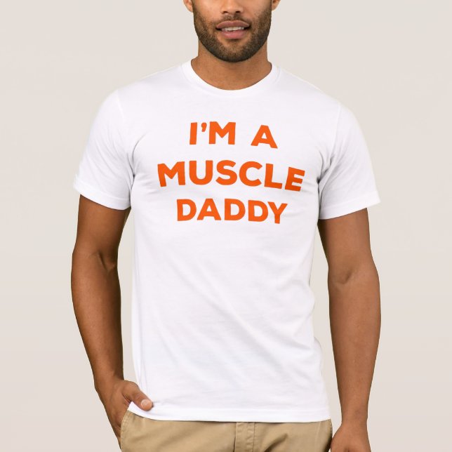 Jag är en Muscle pappa Sleeveless Shirt T (Framsida)