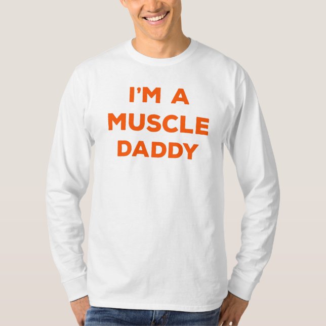 Jag är en Muscle pappa Sleeveless Shirt T Shirt (Framsida)